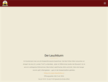 Tablet Screenshot of leuchtturm-kneipe.de